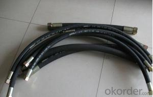 DIN EN853 1SN High Pressure Steel Wire Braided Hydraulic Rubber Hose