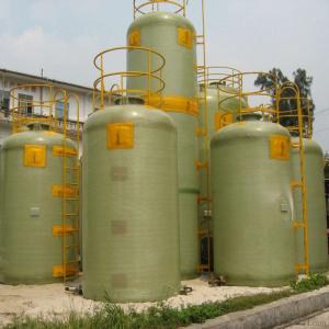 Vertical FRP Tank Composed of Chemical Barrier