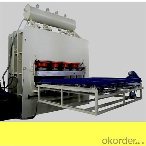 Melamine Hot Press Short Cycle Hydraulic Laminating Machine 1220*2440mm System 1