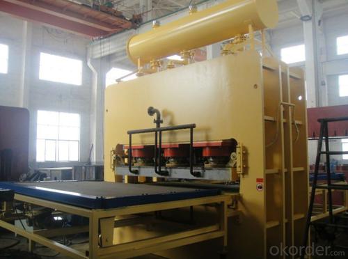 Veneer Short Cycle Press Machinery for Furniture System 1