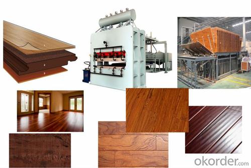 Short Cycle MDF Furniture Production Line/German Woodworking Machinery System 1