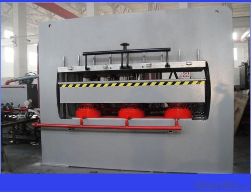 1200T 4X8 Short Cycle Melamine Laminating Hot Press Line System 1