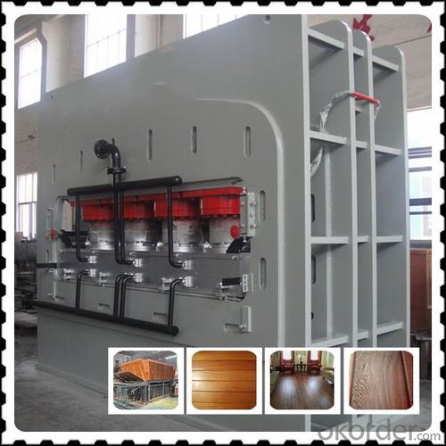 Furniture Board Melamine Laminate Press Machine System 1