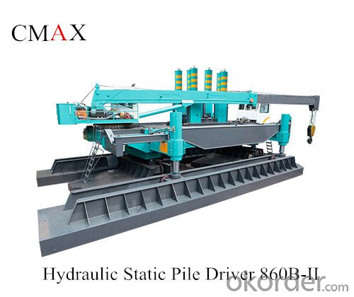 CMAX 860B-II Series Hydraulic Static Pile Driver for Sale System 1
