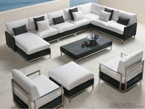 Outdoor Furniture Sofa Sets PE Rattan CMAX-WD0011 System 1