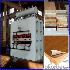 Furniture Decoration Short Cycle Melamine Laminating Hot Press Machine System 1
