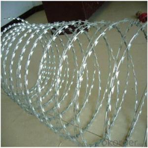 Galvanized Razor Wire for Military High Quality Galvanized Low Price System 1