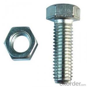 Hex Bolt Fasteners DIN 933 High Quality Steel Hot Galvanized