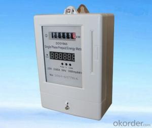 Single Phase Electronic Prepayment Energy Meter