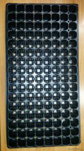Square Nursery Seeding Tray  HIPS Seed Tray Plastic Tray