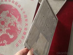 Magnesium photoengraving plates with high quality System 1