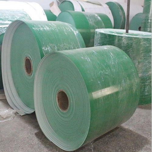 Green PVC Food Conveyor Belt Light Duty PVC Belts System 1