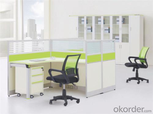 Steel and MFC Executive Desk for Two Employees System 1