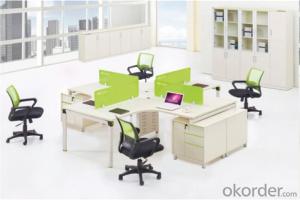 Steel Executive Desk with Customized Material System 1