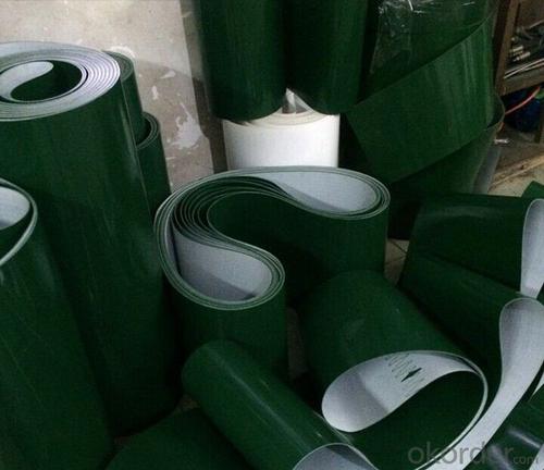 Anti Static PVC Conveyor Belt Green PVC Belt System 1