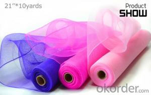 Wholesale Factory Hot Selling Solid Color Deco Mesh for Floral Wrapping System 1