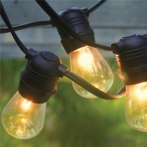 UL Listed Outdoor Patio S14 Globe String Lights Fancy String Lights for Decoration