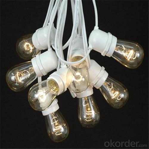 Outdoor Patio String Lights E26 Christmas Holiday Decoration Rope Lights System 1