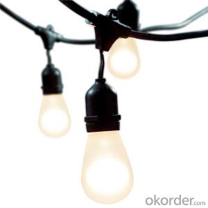 110V/220V S14 Incandescent Light Bulb Outdoor String Lights System 1