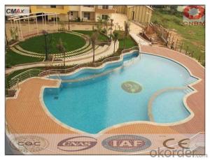 Water Proof WPC Decking For Swimming Pools