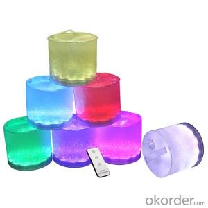 Color-Changing Inflatable Waterproof Solar Lantern