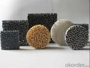 Silicon Carbide Foam Ceramic Filter for Iron or Iron Alloy Casting