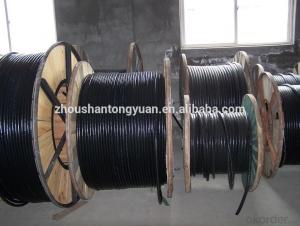8AWG copper XLPE insulated steel-tape armoured transparent pvc sheathed power cable