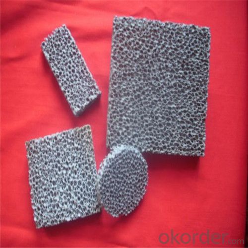 Silicon Carbide Ceramic Foam Filter For Aluminum Casting System 1