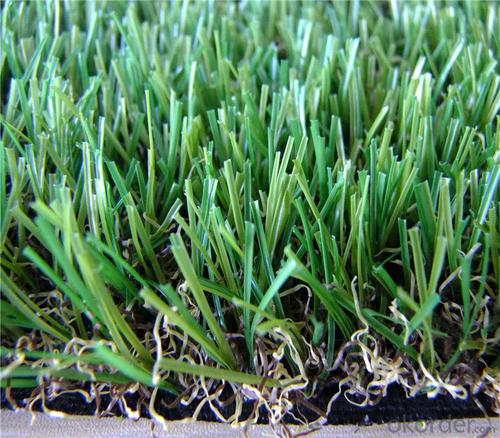 Green Turf Landscaping Artificial Grass For Villa System 1