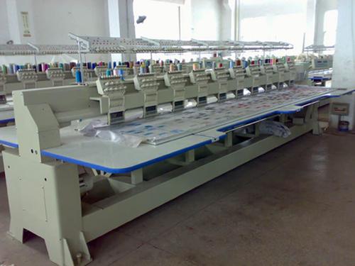 COMPUTERIZED FLAT EMBROIDERY MACHINE - MORE THAN 22 HEAD System 1