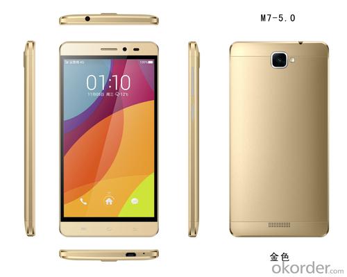 5.0inch 4G LTE  M7 Smartphone MT6735M Quad-core 2MP Front Camera 5MP Back Camera System 1