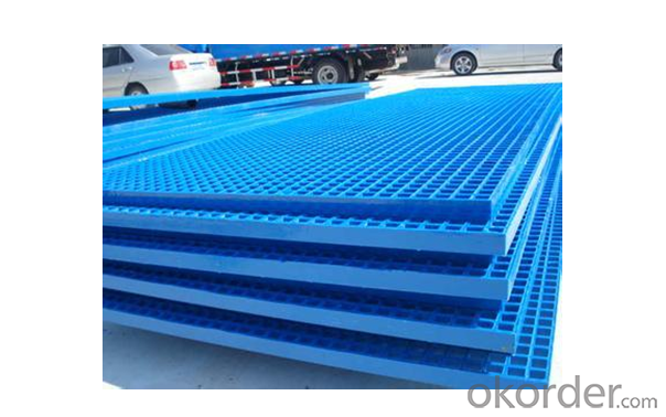 High Strength, Corrosion Resistant/ Fire Resistant For  Walkway, Trench Cover Fiberglass Grating