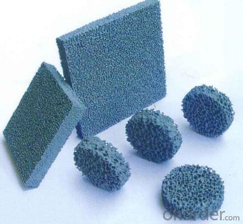 Silicon Carbide Ceramic Foam Filter for Foundry Cast System 1