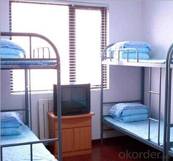 Domitary Metal Bed with Workstation,Popular