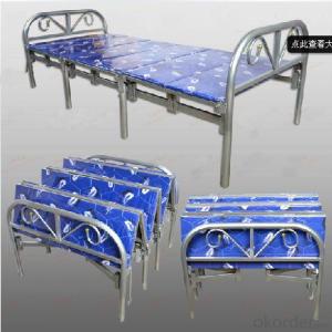 Folding Metal Bed, Simple and Esay to Carry System 1