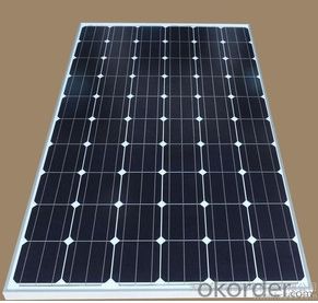 Panel solar con componentes de silicio monocristalino 80W