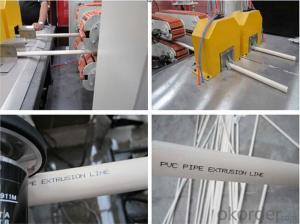 PVC Pipe Line Plastic Pipe Extrusion With CMAX