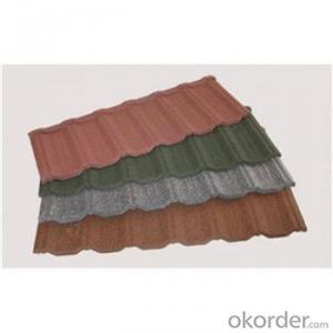 Coloured Stone Coated Metal Roofing Tile Low Price Africa Market