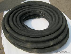 PU lined 8 inch fire hose /EN694 list Black PVC fire hose