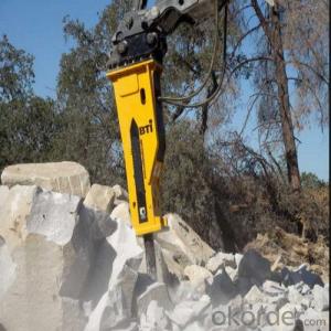 Excavator Mounted Hydraulic Breaker Chisel for Stone Cutting