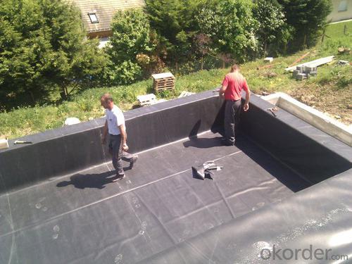 EPDM Waterproof Membrane with Fleeced Back for Liner Ponds System 1