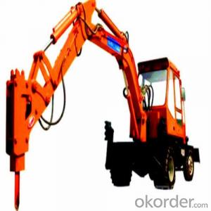 Excavator Mounted Hydraulic Rock Breaker 3 to 7 Tons System 1