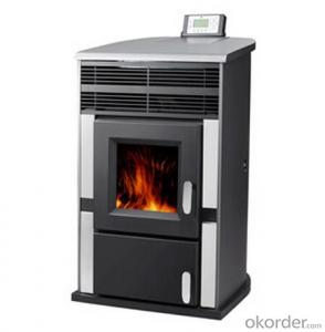 Pellet Stove Carbon steel Output 8KW-10KW High Temperature Resistant System 1