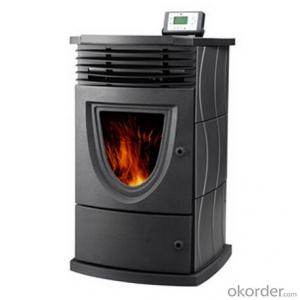 Pellet Stove Carbon steel 3 Sides Glass View High Temperature Resistant