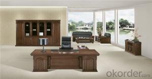 Commercial Desk with MDF and Vaneer for Manager System 1
