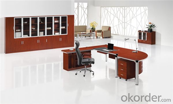 Vaneer Office Table with Environmental Material System 1