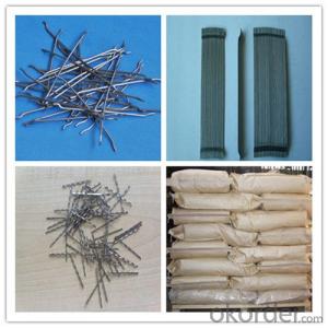 Steel Fibers for Concrete Reinforcement Endhooked