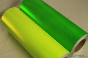 Plain Colorful PVC Reflective Printing Material
