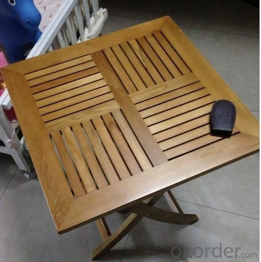 Poly Wood Round TableOutdoor Furniture Patio Teak Wood Garden Furniture
