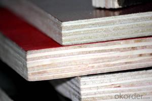 Red Film Faced Plywood Formworks For Concrete Formwork